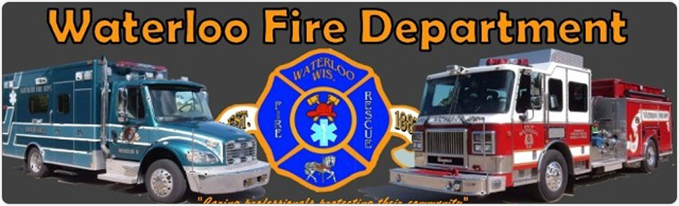 WATERLOO WISCONSIN WI Fire Rescue FIRE PATCH
